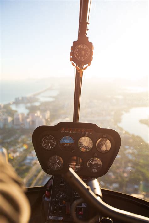 View From Helicopter Cockpit · Free Stock Photo