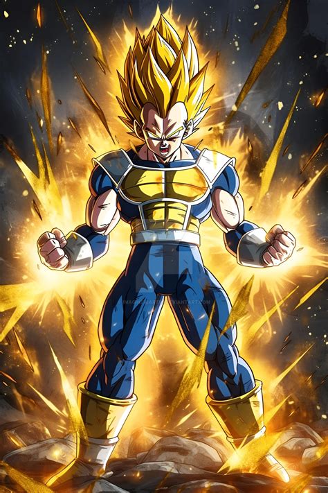 Vegeta Super Saiyan by ImagineAiArt99 on DeviantArt