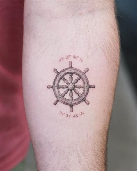 Ship Wheel Compass Tattoo - werohmedia