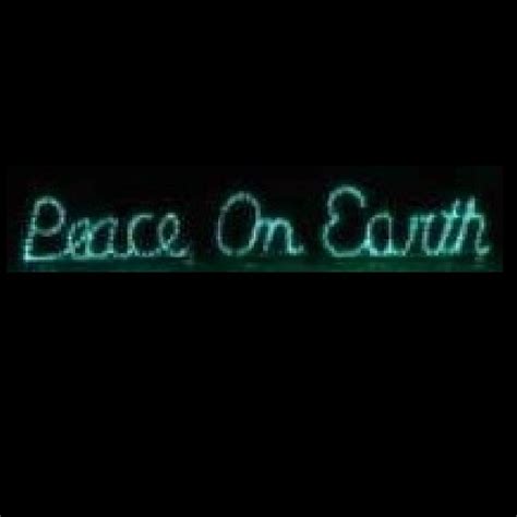 Lighted Outdoor Decorations - Lighted Holiday Signs - Peace On Earth ...