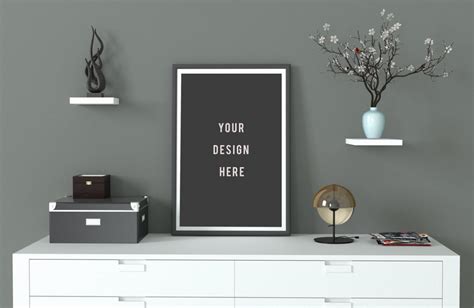 20+ Free PSD Poster Frame Mockup – FreeMockup.net