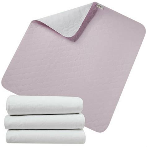 Costway 4pcs Washable Underpads Reusable Bed Pads Waterproof ...