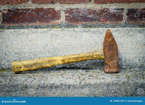 Small Sledge Hammer stock image. Image of handle, heavy - 134851247