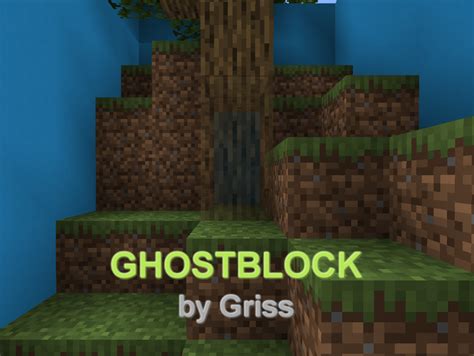 GhostBlock - Fake non-solid blocks Minecraft Data Pack