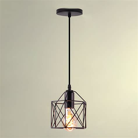 Black Pendant Light Creative Minimalist Style Hanging Ceiling Light for ...