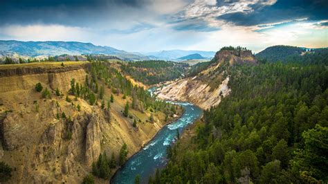 landscape, Yellowstone National Park, River Wallpapers HD / Desktop and ...