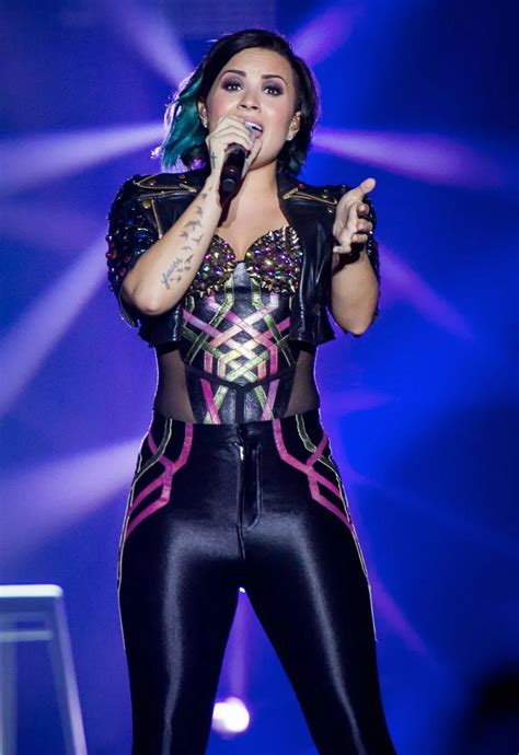 Demi Lovato performs live in concert at the NIA in Birmingham - Mirror ...