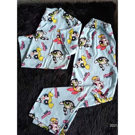 Powerpuff Girls Terno Pajama Set for 1-8 years old | Lazada PH