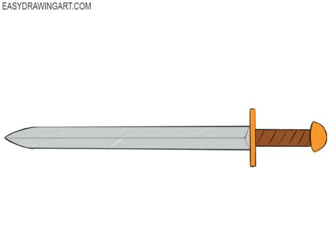 How to Draw a Sword - Easy Drawing Art