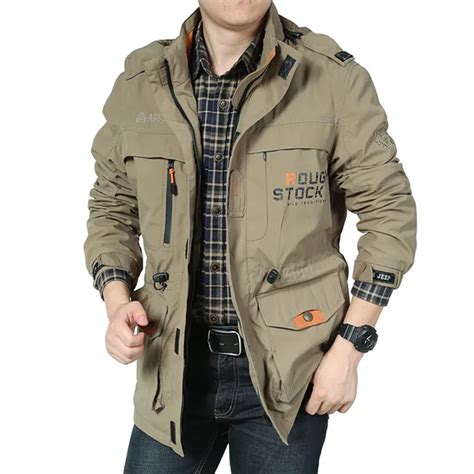 Big Sizes M 4XL Men Clothing Autumn Jackets Men Outdoor Military Jacket ...