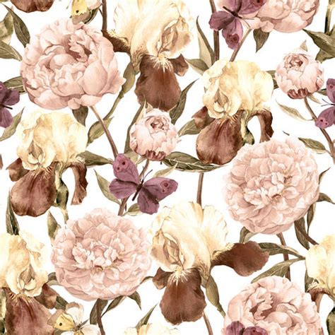 Peony Wallpaper Wallpaper Peel and Stick Floral Peonies - Etsy