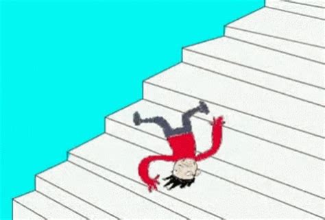 Falling Down Stairs GIF - Falling Down Stairs - Discover & Share GIFs