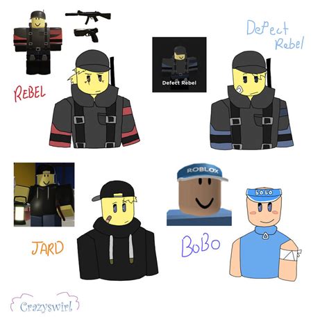 Evade Characters! ROBLOX EVADE by Crazyswirl09 on DeviantArt