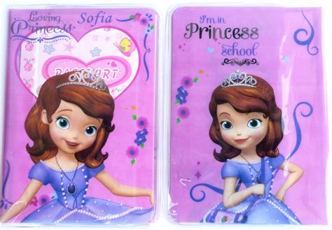 Sofia the first princess childrens passport cover case protector holder ...