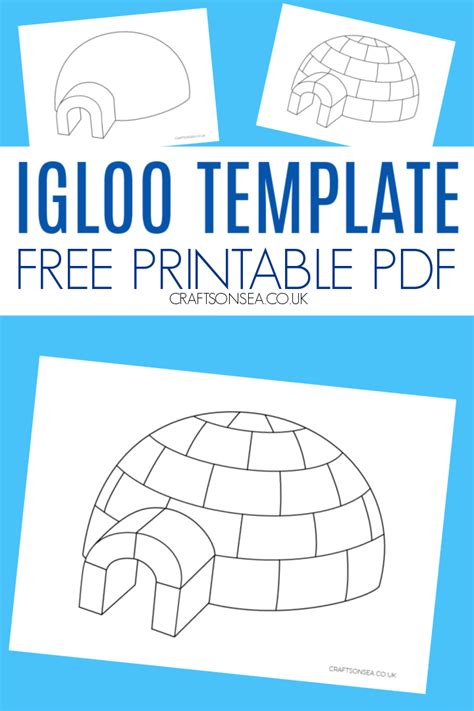 Igloo Template: FREE Printable – Daily Fashion Search