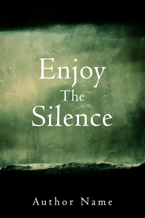 Enjoy The Silence - The Book Cover Designer