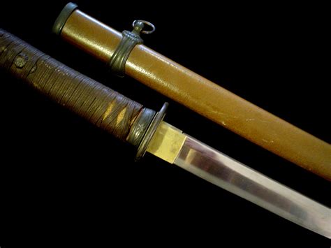 Signed Late War WW2 Japanese Army Sword -Old/Antique Samurai Katana ...