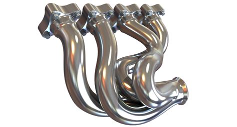 Exhaust Manifold System 3D model MAX OBJ 3DS C4D LWO MA