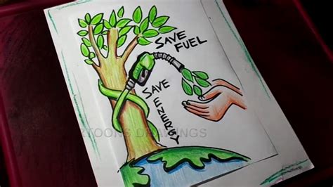 Drawing Save Earth Poster Making Competition Satu Bangsaku | Images and ...