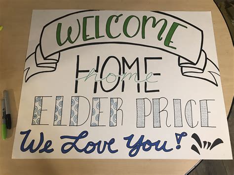 Missionary homecoming | Welcome home signs, Welcome home banners ...