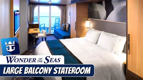 Wonder of the Seas | Ocean View Stateroom with Large Balcony Tour ...