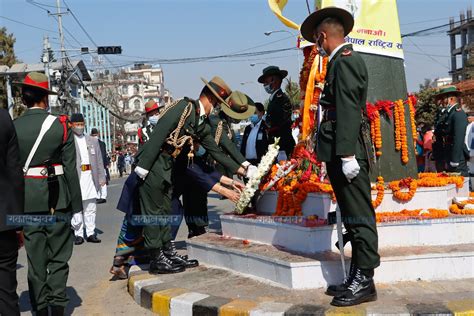 President Bhandari lays wreath at Prithvi Narayan Shah’s statue (photos ...