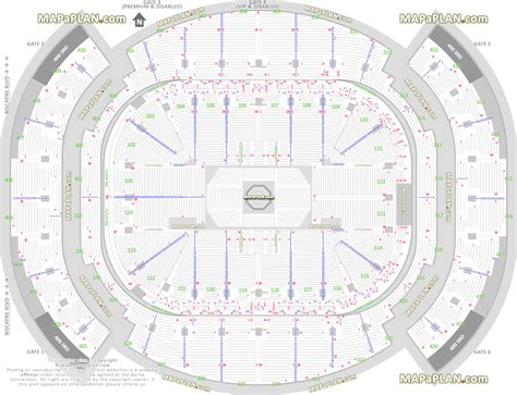 Miami American Airlines Arena - UFC MMA fights fully seated setup chart ...