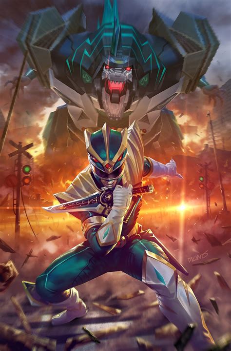 Dragonzord & Green Ranger by Derrick Chew : r/powerrangers