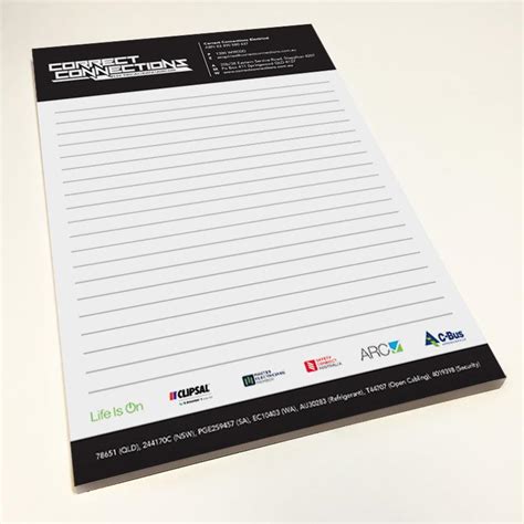 Custom A4 Notepads | Design & Printing — Tradie Packs