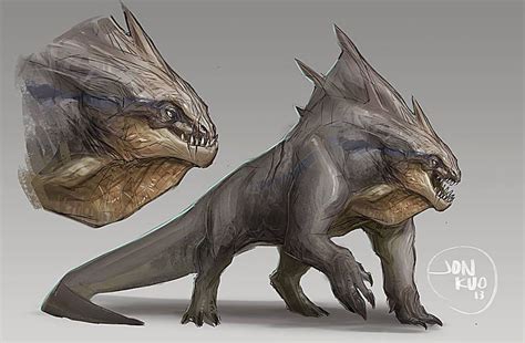 creature , Jonathan Kuo | Monster concept art, Alien creatures ...