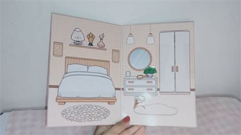 DIY TOCA BOCA PAPER DOLL HOUSE QUIET BOOK / PAPER DOLL BOOK / PAPER ...