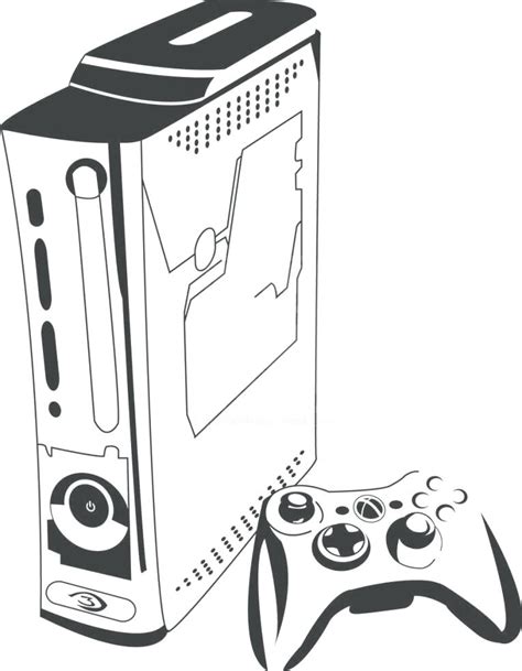 Xbox Controller Coloring Pages at GetColorings.com | Free printable ...