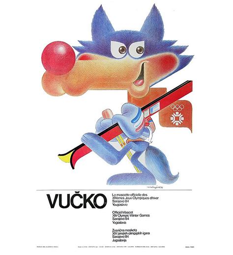 "Vucko 1984 Sarajevo Winter Olympics" by Sparrowleilo | Redbubble