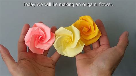 How To Make Origami Flowers Rose