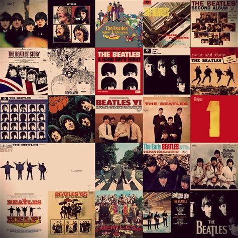 The Beatles Album covers [just 'cause I was thinking about this last ...