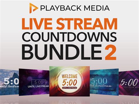 Live Stream Countdown Bundle 2 | Playback Media | Playback Media Store