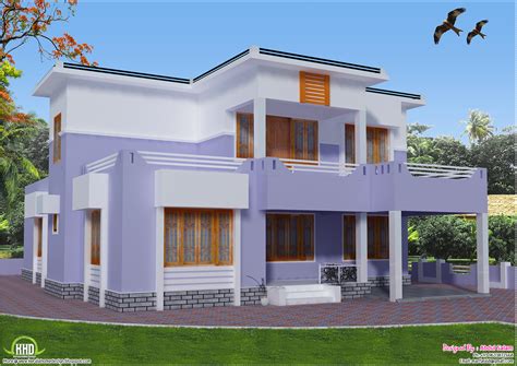 2419 sq.feet flat roof house design | House Design Plans