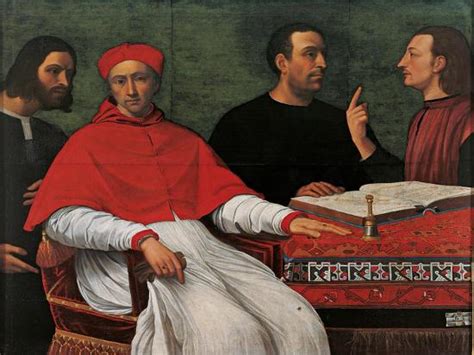 'Cesare Borgia & Niccolo Machiavelli talking to Cardinal Pedro Loys ...