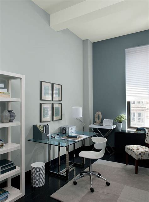 Image result for office paint schemes | Gray home offices, Office wall ...