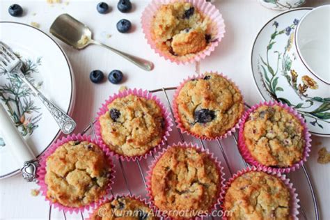 BLUEBERRY PALEO MUFFINS - Yummy Alternatives