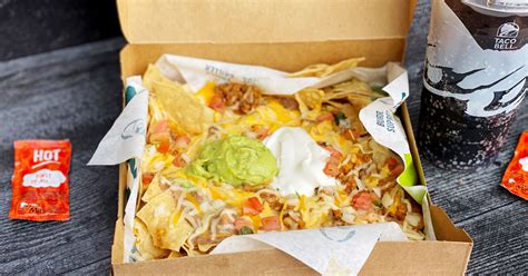 Taco Bell Grande Nachos Box w/ Drink Only $5 + FREE Bean Burrito