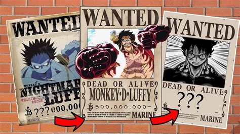 Current Luffy Bounty Poster It surpasses zoro s current bounty which is ...