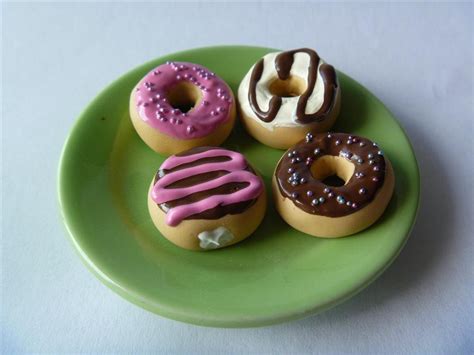 American Girl Doll Food/ Four Donuts for 18 inch dolls