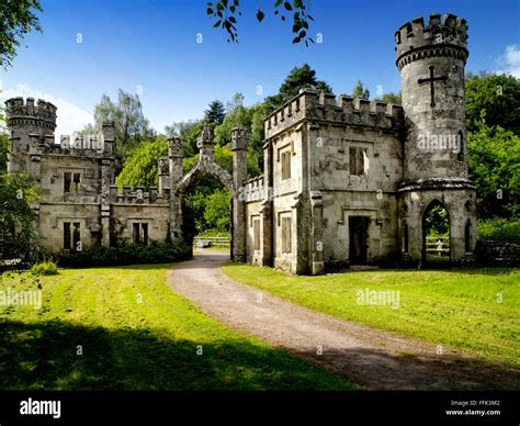 Ballysaggartmore Towers Lismore, Waterford Ireland Stock Photo - Alamy