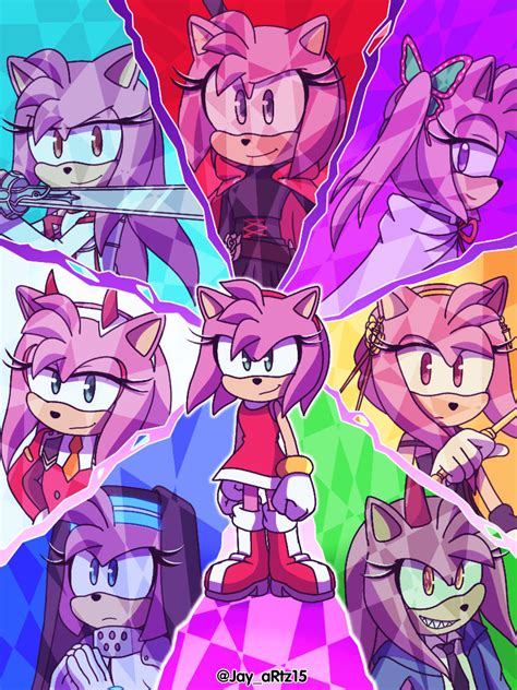 Across the Amy-verse (Amy Rose 30th Special) by Jame5rheneaZ on DeviantArt