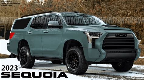 2023 Toyota Sequoia Unofficial Rendering : Toyota