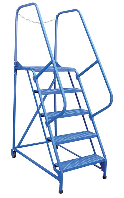 5 Step Portable Maintenance Ladders with Perforated Steps ...