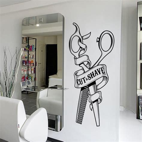 Barber Shop Decal Shop Wall Sticker Traditional Barbers | Etsy | Etsy ...