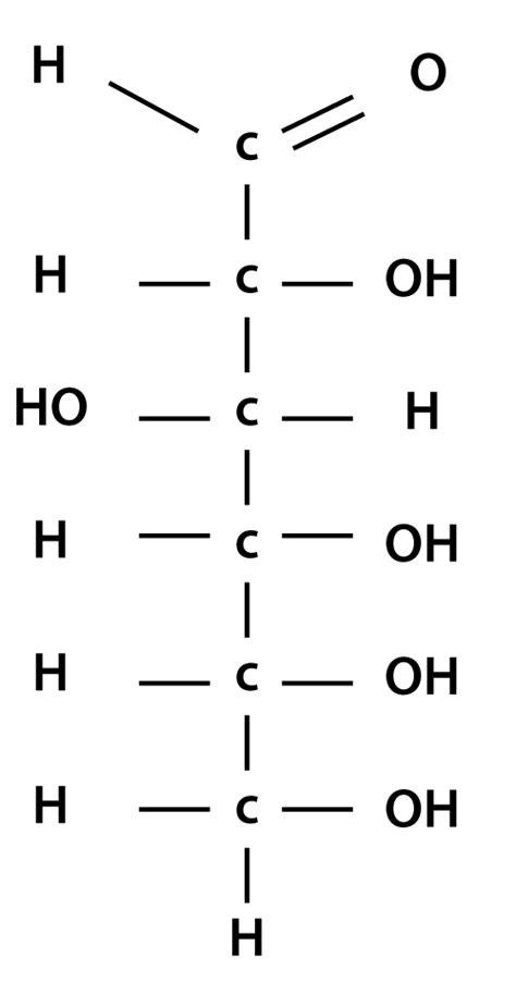 4 simple steps to drawing chain structure of glucose molecule