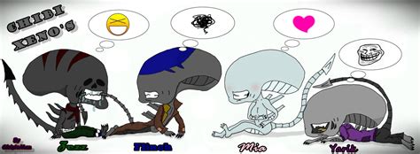 CHIBI XENOMORPHS by ChristoMan on DeviantArt